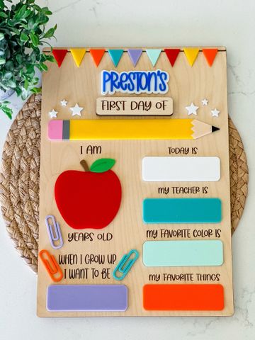 Back to School Board