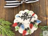 Personalized Large Family or Grandkids Christmas Ornament