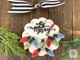 Personalized Large Family or Grandkids Christmas Ornament