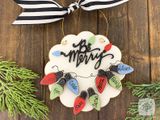 Personalized Large Family or Grandkids Christmas Ornament