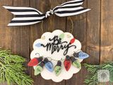 Personalized Large Family or Grandkids Christmas Ornament