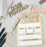 First Day of School Sign, Back to School Sign,Personalized School Sign,Kindergarten First Day of School Sign, First and Last Day School Sign