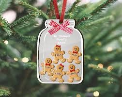  Personalized Christmas Ornament 2023, Cookie Jar Ornament, Family Gift, Family Ornament, Gingerbread Cookies Ornament for Family,3D Ornament 