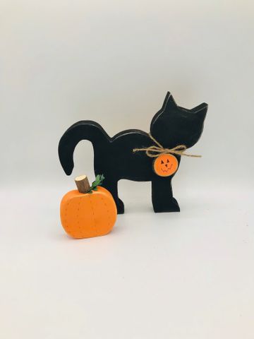  Halloween Black Cat Decor 