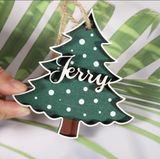 Personalized Christmas Tree Stocking Tags
