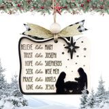 Believe Like Mary Ornament