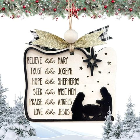  Believe Like Mary Ornament 