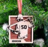 Baseball Ornament Rectangle
