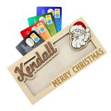Personalized Santa Christmas Money Holder