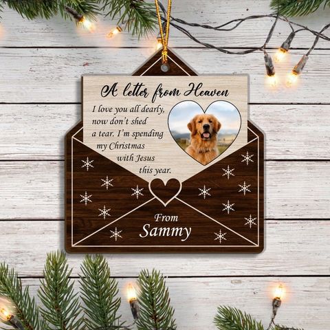  A Letter From Heaven, Pet Memorial Gift 