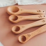PERSONALISED WOODEN MEASURING SPOONS - WGH46