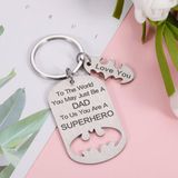 PERSONALISED METAL KEYCHAIN FOR DADDY - LGH58