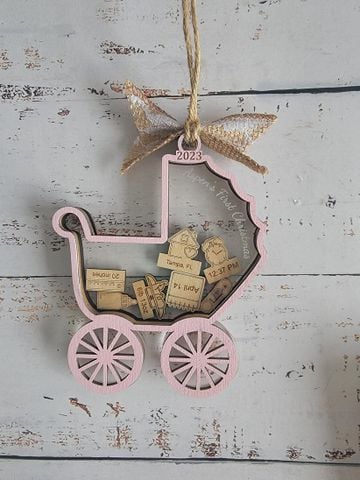  Baby's First Christmas Ornament, New Baby Gift 