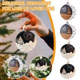 Memorial in loving memory ornament