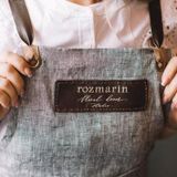 PERSONALISED CANVAS MIXED LEATHER APRON - WGH55