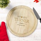 PERSONALISED WOODEN KITCHEN CHOPPING BOARD - WGH35