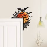 Halloween Wooden Door Corner Sign