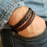 Mens Leather Bracelet
