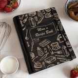 PERSONALISED WOODEN RECIPE BOOK BINDER - WGH30
