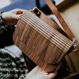WOODEN HANDBAG - WGH87