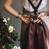 PERSONALISED CANVAS MIXED LEATHER APRON - WGH55