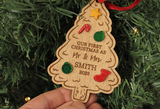 Mr and Mrs Gift Ornament