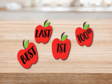 Interchangeable First Day of School Sign, Back to School Sign, 1st Day Last Day of School Prop, Reusable Wood School Board Milestone