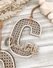 Baby Name Sign Boho Ornament