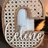 Baby Name Sign Boho Ornament