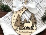 Deer Family Ornament