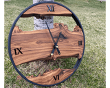 Handcrafted Wood Wall Clock – Fast Production & Shipping, Personalized Natural Wooden Clock, Wood Wall Clock