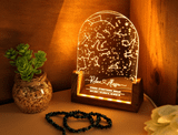 Personalized Constellation Chart Lamp - Gift Star Map on Night Light