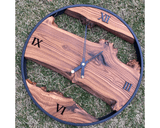 Handcrafted Wood Wall Clock – Fast Production & Shipping, Personalized Natural Wooden Clock, Wood Wall Clock