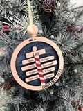 2023 Wooden Xmas Ornaments With Family Member Names