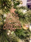 Family Christmas Ornament - Christmas Tree Ornament with Family Names