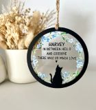 Black Cat and Dog memorial gift Ornament