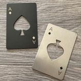 PERSONALISED ACE OF SPADES METAL BOTTLE OPENER - WGH63