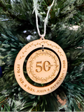 50th Wedding Anniversary Gifts // Christmas Anniversary Ornament