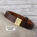 PERSONALISED LEATHER BRACELET - LGH62