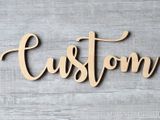 Wooden Name Signs