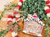 Gingerbread House Shaked Ornament