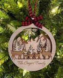 Deer Family Ornament