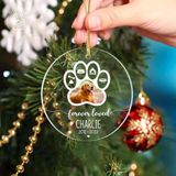 Custom Personalized Memorial Pet Photo Acrylic Ornament