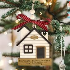  First Christmas In Our New House Ornament 