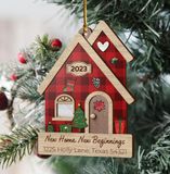 First Christmas In Our New House Ornament