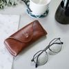 PERSONALISED MEDIUM HARD LEATHER GLASSES CASE - LGH15