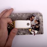 PERSONALISED LEATHER PHOTO KEYRING - LGH53