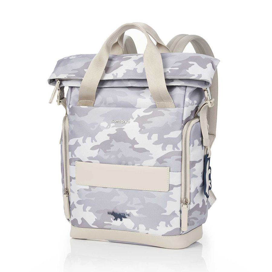  Balo Roll Top Maison Kitsune X Samsonite 