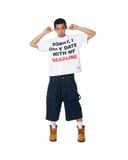  AA ONLY DATE W DEADLINE TEE // WHITE 