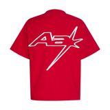  AA RACING LOGO TEE // RED 